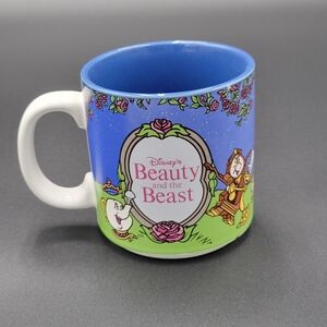 Disney Beauty and the Beast Blue Mug